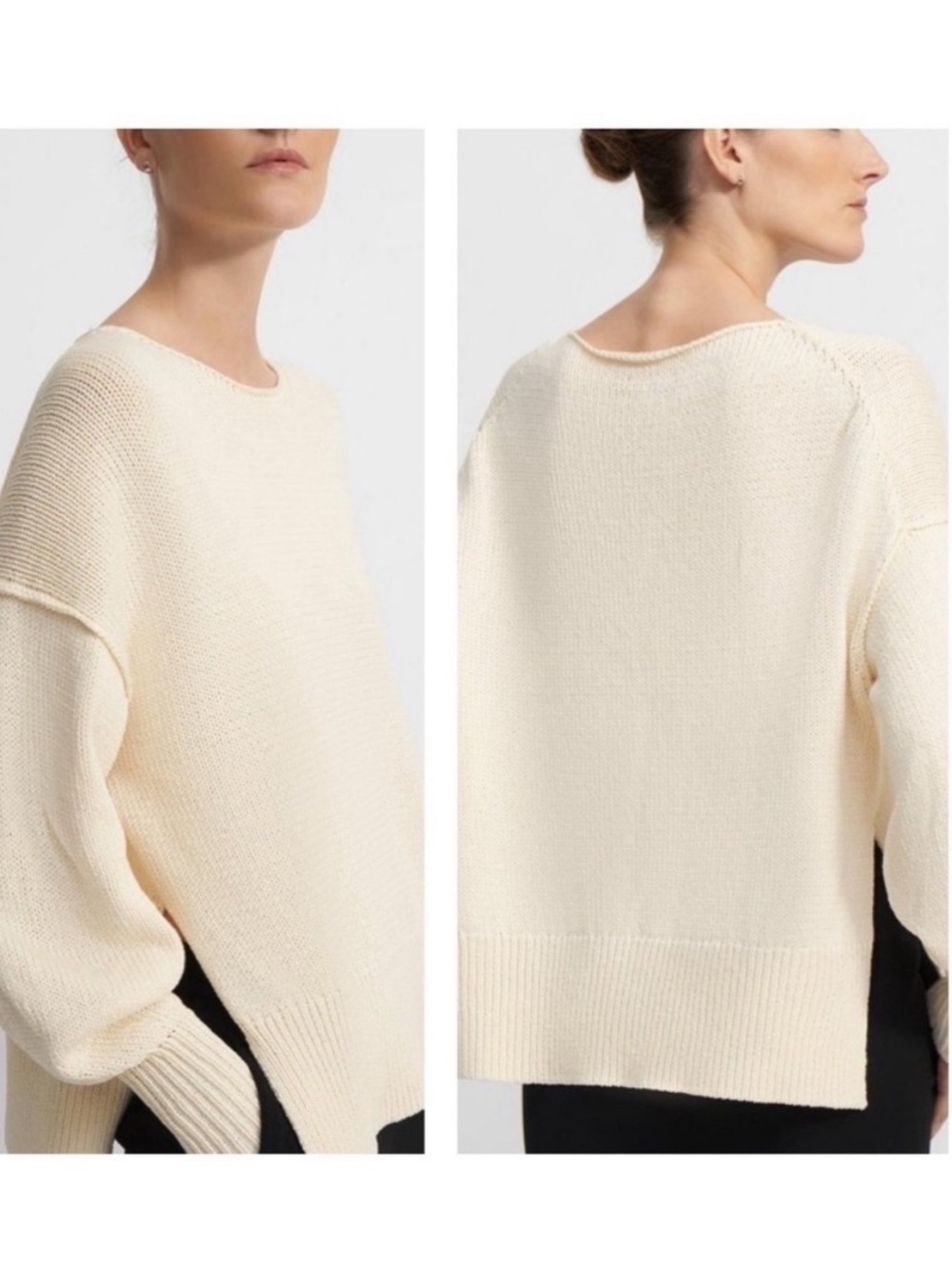 Theory Chinky Side Slit Sweater